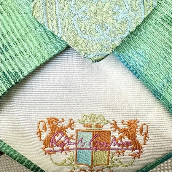 Set of 3 Roberto Calvalli Men's Patterned Silk Ties Vintage - Picture 4 of 14
